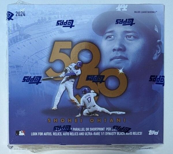 ■新品未開封BOX□2024 TOPPS 50/50 Shohei Ohtani(大谷翔平)シュリンク付き 50本塁打&50盗塁