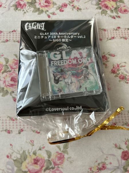 GIGO限定 GLAY 30th ミニチュアCDキーホルダー