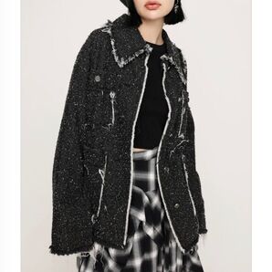 SLY GRAIN TWEED JK-BE ブラック 極美品 完売