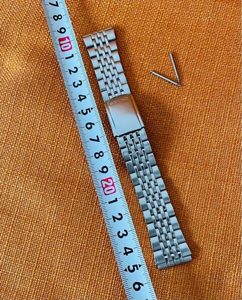 セイコー ベルト 腕時計 純正品 ラグ幅20㎜ 直管 バネ棒付き SEIKO ブレスレット ブレス