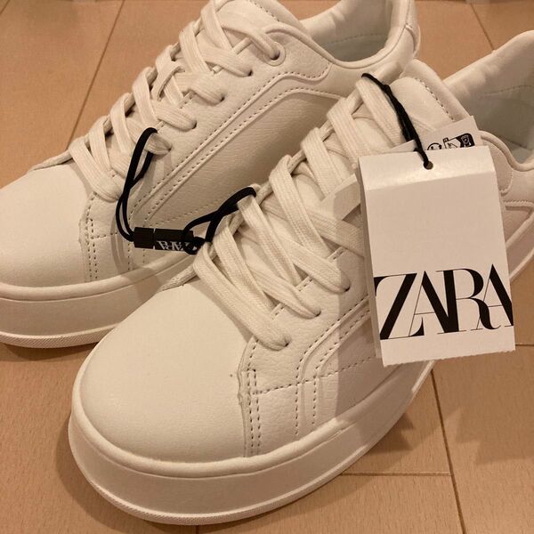 (特別セール) ZARA ザラ レディース 厚底スニーカー(新品)