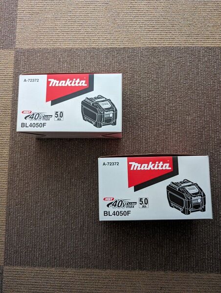 【2個セット】マキタ 純正 バッテリー BL4050F 40Vmax 5.0Ah