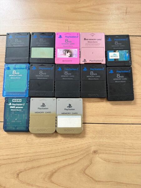 PS2 メモリーカード 8MB 複数セット
