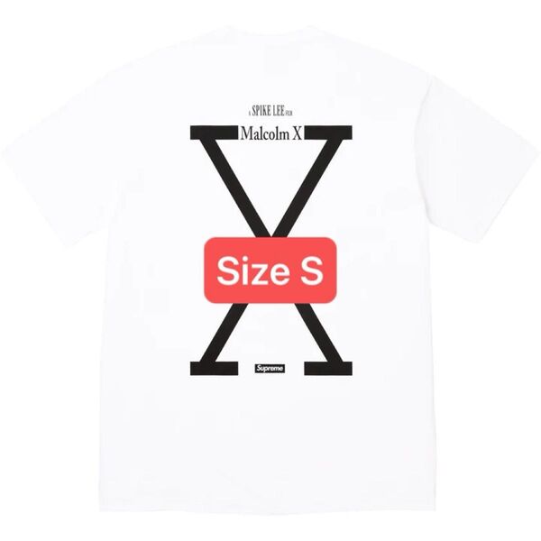 Supreme x 40 Acres Malcolm X Tee "White"