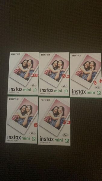 新品 FUJIFILM instax mini フィルム 10枚入り 5個