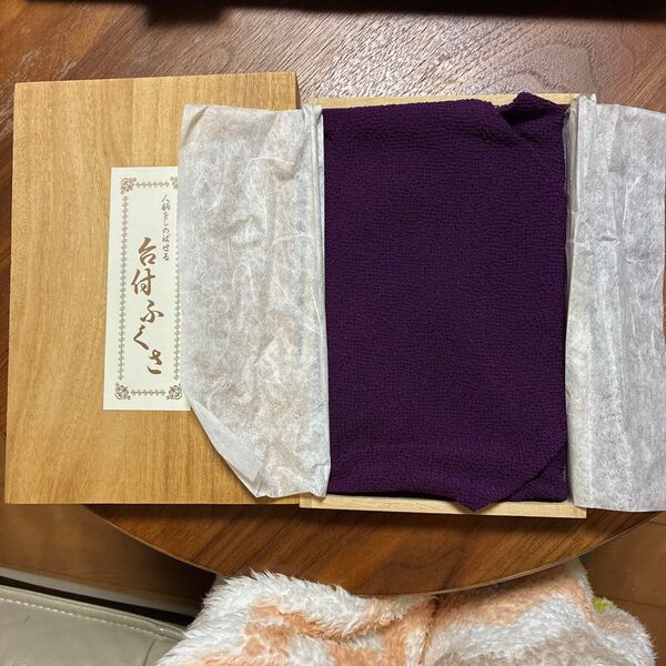 美品 台付ふくさ 正絹