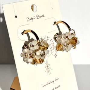 ピアス 天然石 ハンドメイド ファルファーレ プレゼント