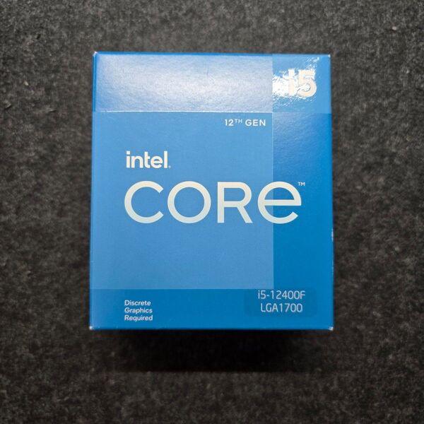 Core i5 12400F CPUクーラー付き