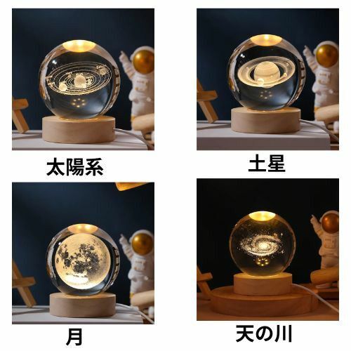 【幻想的ムーンライト】USB給電 3Dムーンランプ ロマンティック テーブルデコレーション デスクライト91080