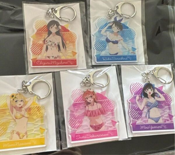 彼女お借りします くじメイト アクリルキーホルダー アクキー 5種 オンラインくじ