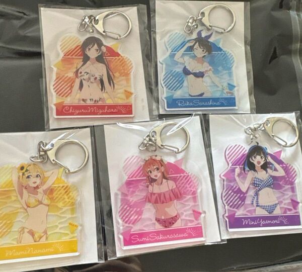 彼女お借りします くじメイト アクリルキーホルダー アクキー 5種 オンラインくじ