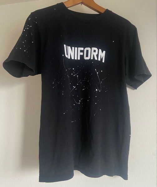 Uniform experiment ユニフォームエクスペリメント ペンキ ドリップ Tシャツ 3