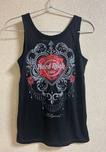 新品未使用★HARD ROCK COUTURE タンクトップ レディース ローズ ハリウッド ハードロックカフェ