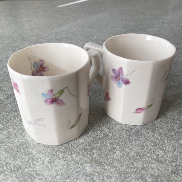 ultra New born カップ コーヒーカップ 花柄 2客