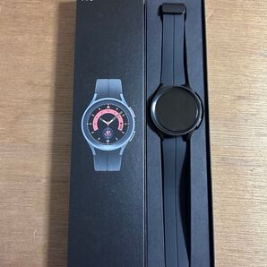 SAMSUNG galaxy watch 5 pro 45mm 並行輸入品 Galaxy スマートウォッチ ブラック