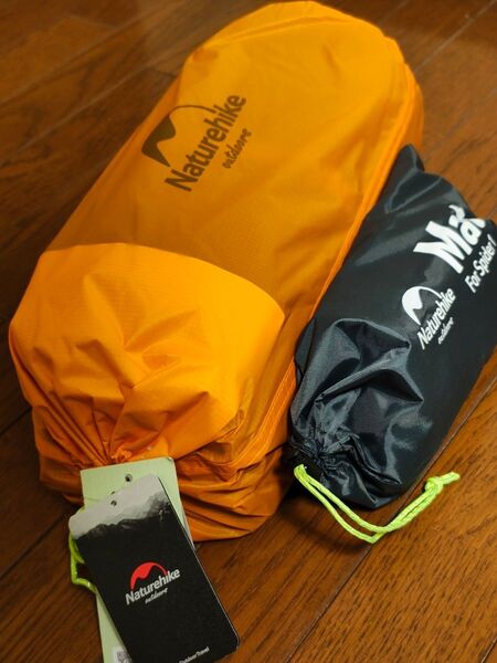【新品未使用・絶版モデル】Naturehike ワンタッチテント 1人用 スカート付き 超軽量 グランドシート付き