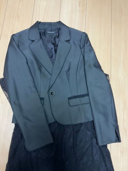 #入学式セットアップ#スカートスーツ#レディース テーラードジャケット ジャケット ブラック スーツ スカート 制服