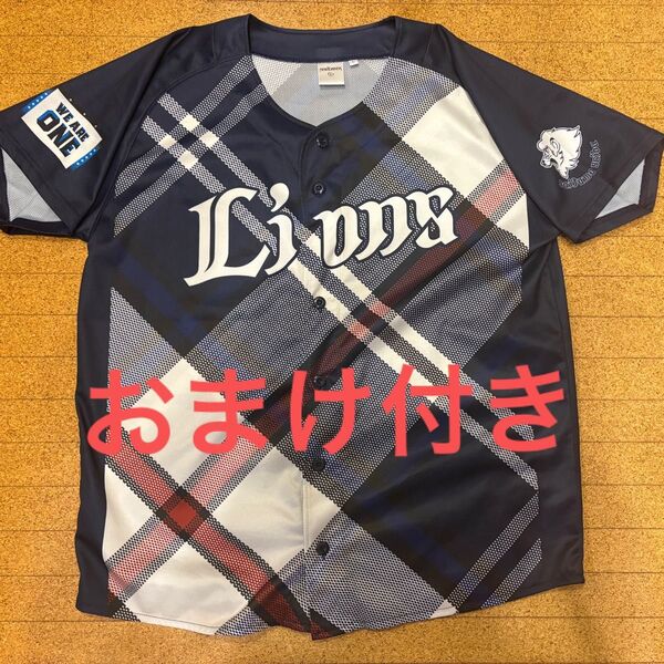 埼玉西武ライオンズニューヨーカーユニフォームLサイズ レプリカユニフォーム