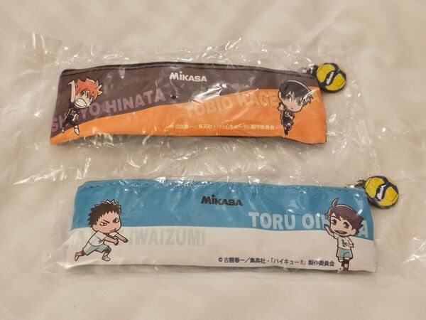 ハイキュー!! MIKASA コラボポーチ 横断幕 烏野A & 青葉城西 2種セット