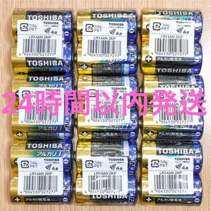 18本 東芝 単2形 アルカリ乾電池 単ニ形 TOSHIBA 単2電池