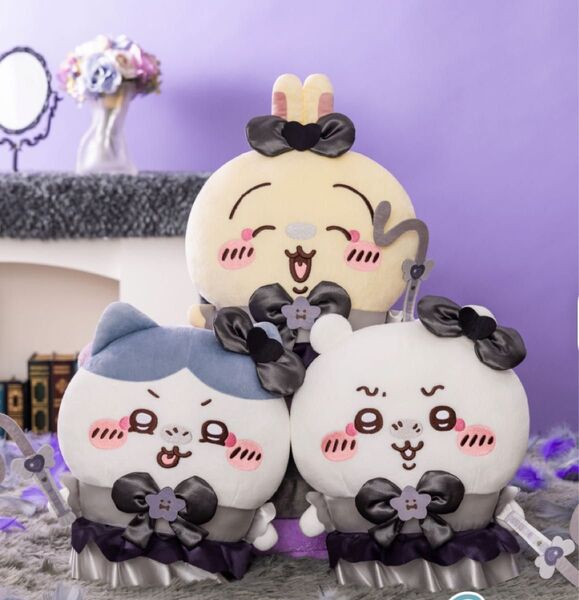 【新品タグ付き】超まじかるちいかわ 悪いバージョンだBIGぬいぐるみ ちいかわ ハチワレ うさぎ 全3種セット