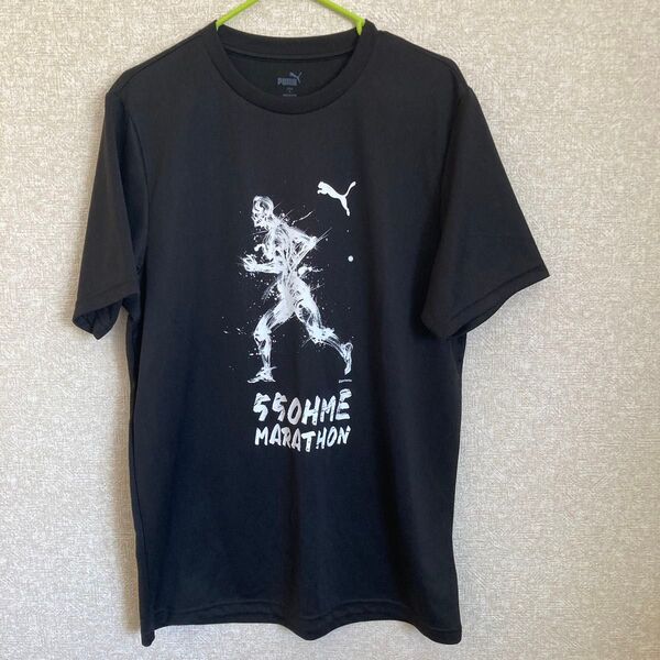 第55回 青梅マラソン 記念Tシャツ PUMA Lサイズ ブラック