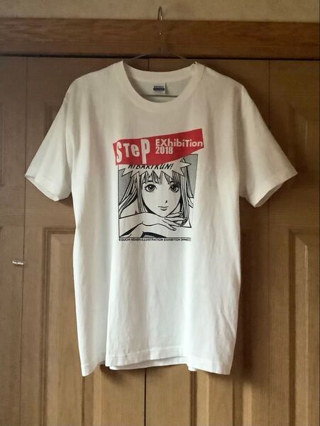 銀杏boyz ストップひばりくんプリントTシャツ L白 2018年 古着 峯田和伸 江口寿史 ゴイステgoingsteady