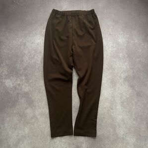 mizuiroind ミズイロインド ストレッチイージーパンツ ダークブラウン ウエストゴム