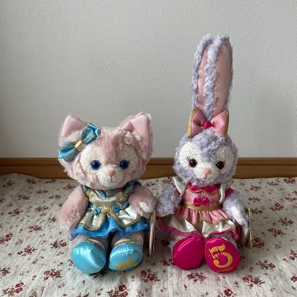 上海ディズニー 5周年 リーナベル&ステラルー ぬいぐるみSSサイズ