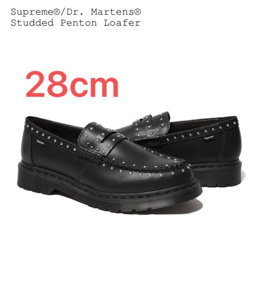 Supreme × Dr.Martens Studded Penton Loafer BLACK
