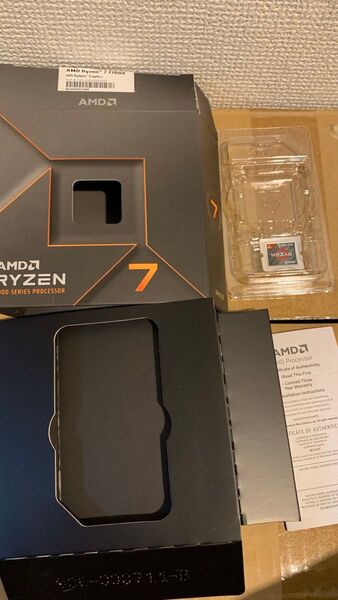 空箱 AMD RYZEN7 7700X シール シェルケース 本体無し