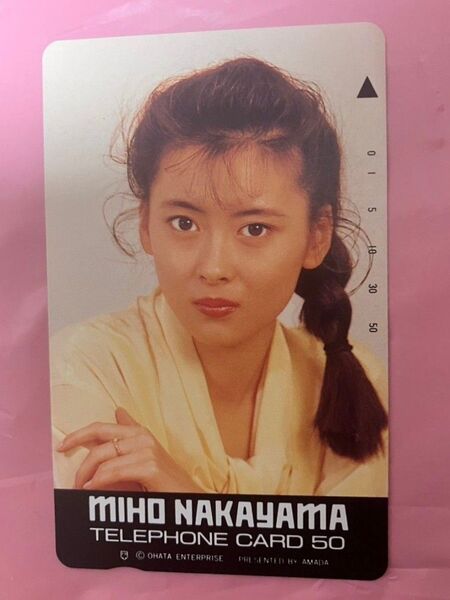 中山美穂 テレホンカード