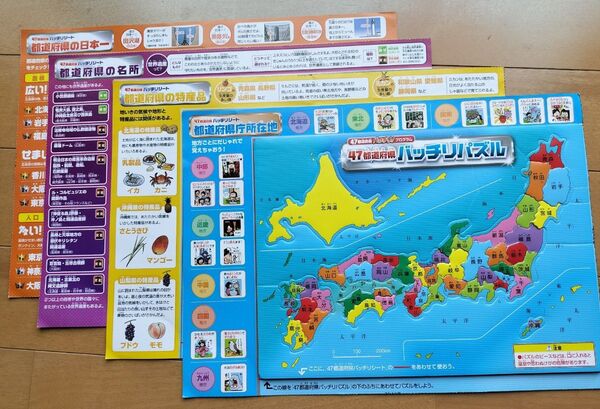 進研ゼミ こどもチャレンジ 47都道府県バッチリパズル