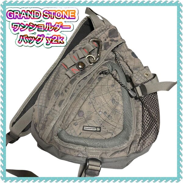 00s GRAND STONE ワンショルダーバッグ テック y2k