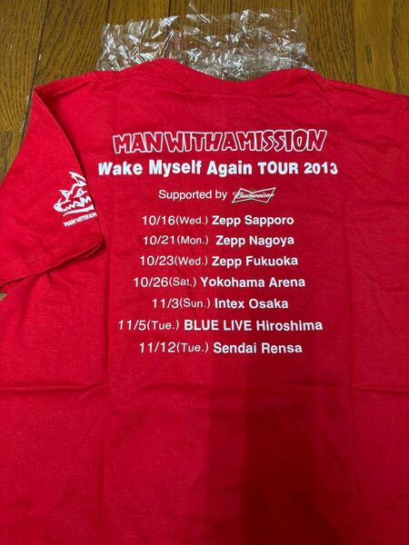 MAN WITH A MISSION × budweiser コラボTシャツ
