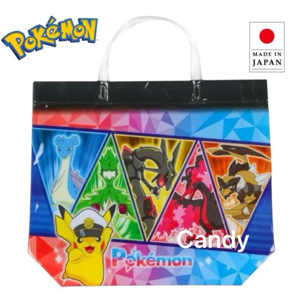 ポケモン プールバッグ ビニールバッグ スイミング 未使用 タグ付き