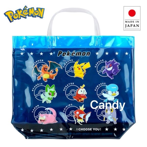 ポケットモンスター プールバッグ ビニールバッグ ビーチバッグ 日本製 タグ付き