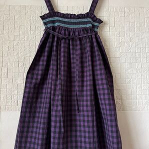 【未使用】021 ワンピース キャミワンピ チュニック ベアトップ シャーリングワンピース 2WAY