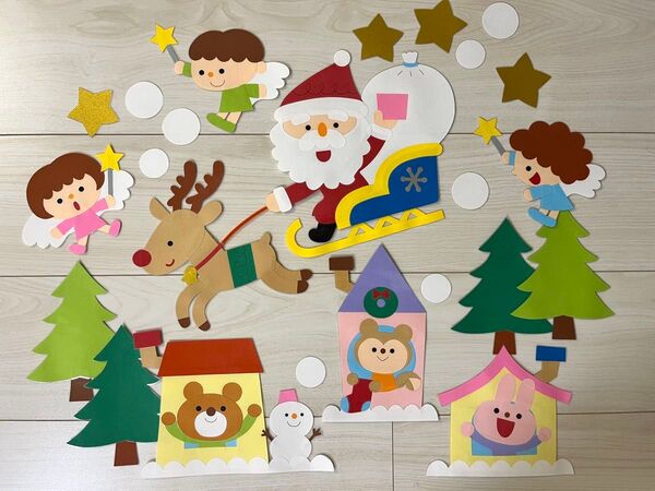 クリスマス壁面 12月壁面