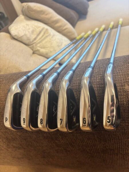 【中古】キャロウェイ X2 HOT PRO アイアン #5-PW 6本セット M10DB メンフィス10DB