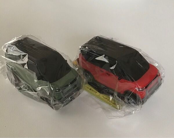 デリカミニ プルバックカー レッド&グリーン 2台セット
