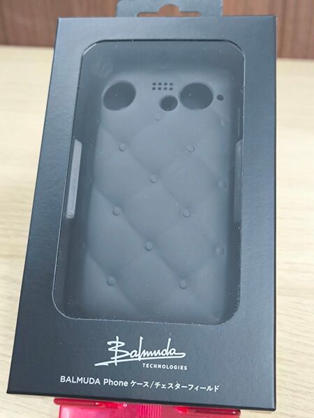 BALMUDA Phone ケース/チェスターフィールド ブラック 新品未開封