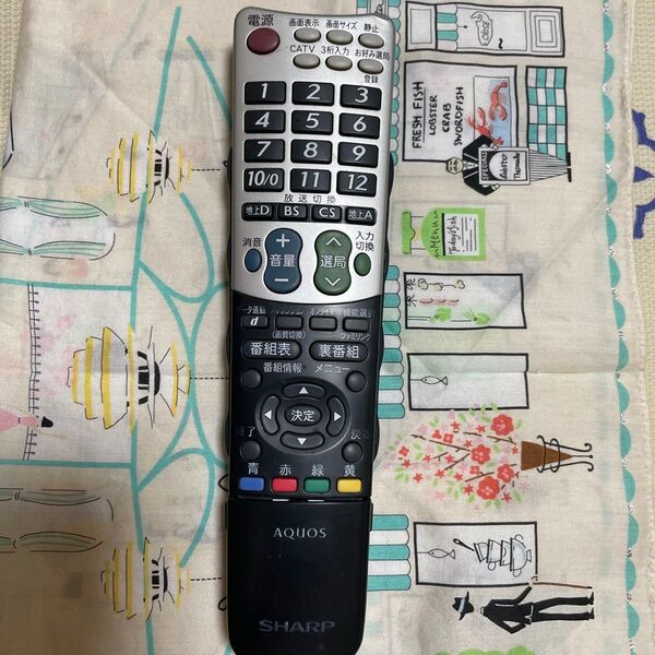 SHARP AQUOS テレビリモコン