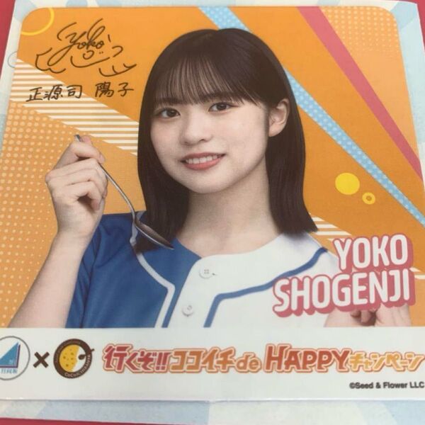 日向坂46 CoCo壱 ココイチ コースター 正源司陽子