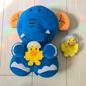 たべっ子どうぶつ ぞうさんとひよこさんのぬいぐるみ 2個セット