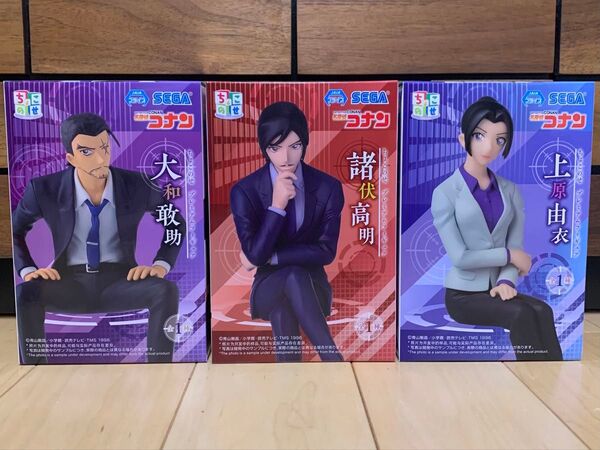 名探偵コナン フィギュア ちょこのせ 大和敢助 諸伏高明 上原由衣 劇場版