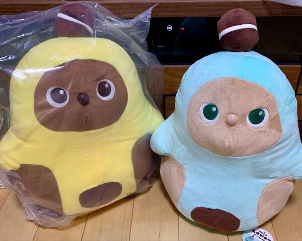 ふわころLOVOT2 ぬいぐるみBIG イエロー ミントグリーン ナムコ namco BIGぬいぐるみ
