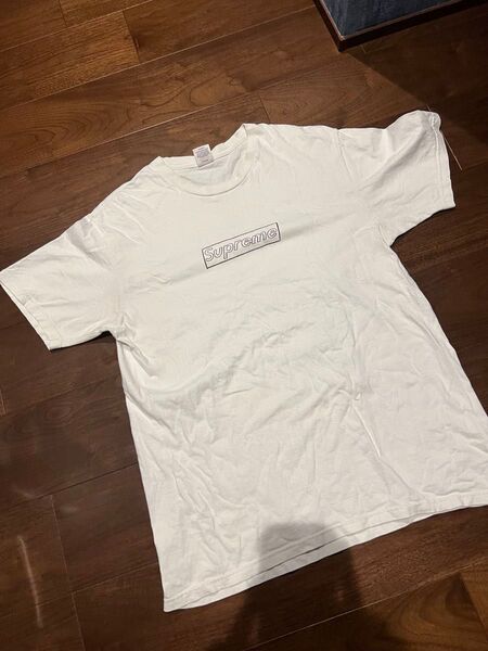 Supreme KAWS Chalk Logo Tee Lサイズ