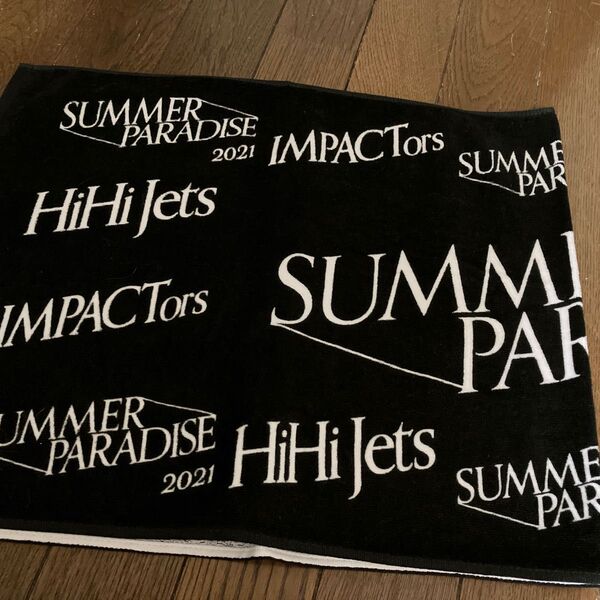 ジャニーズJr. タオル Summer Paradise 2021 フェイスタオル HiHi Jets/IMPACTors