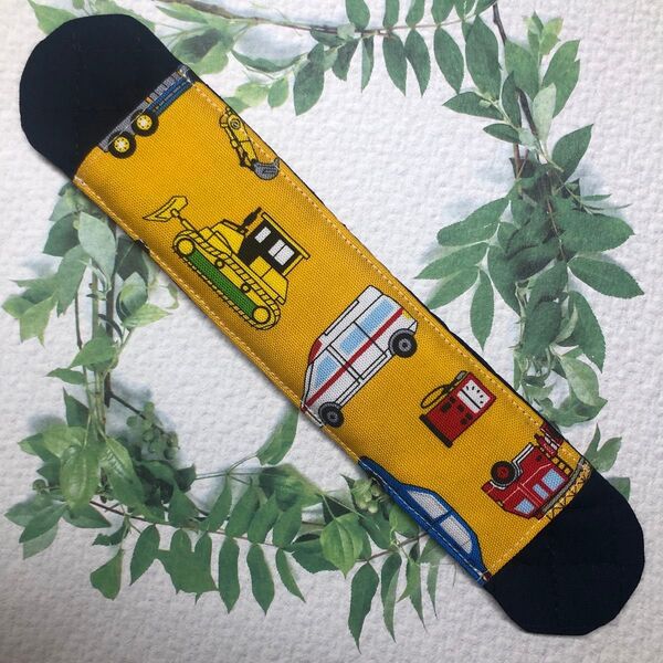 【匿名配送】ハンドメイド 水筒紐カバー くるま 車 園児 小学生 キッズ